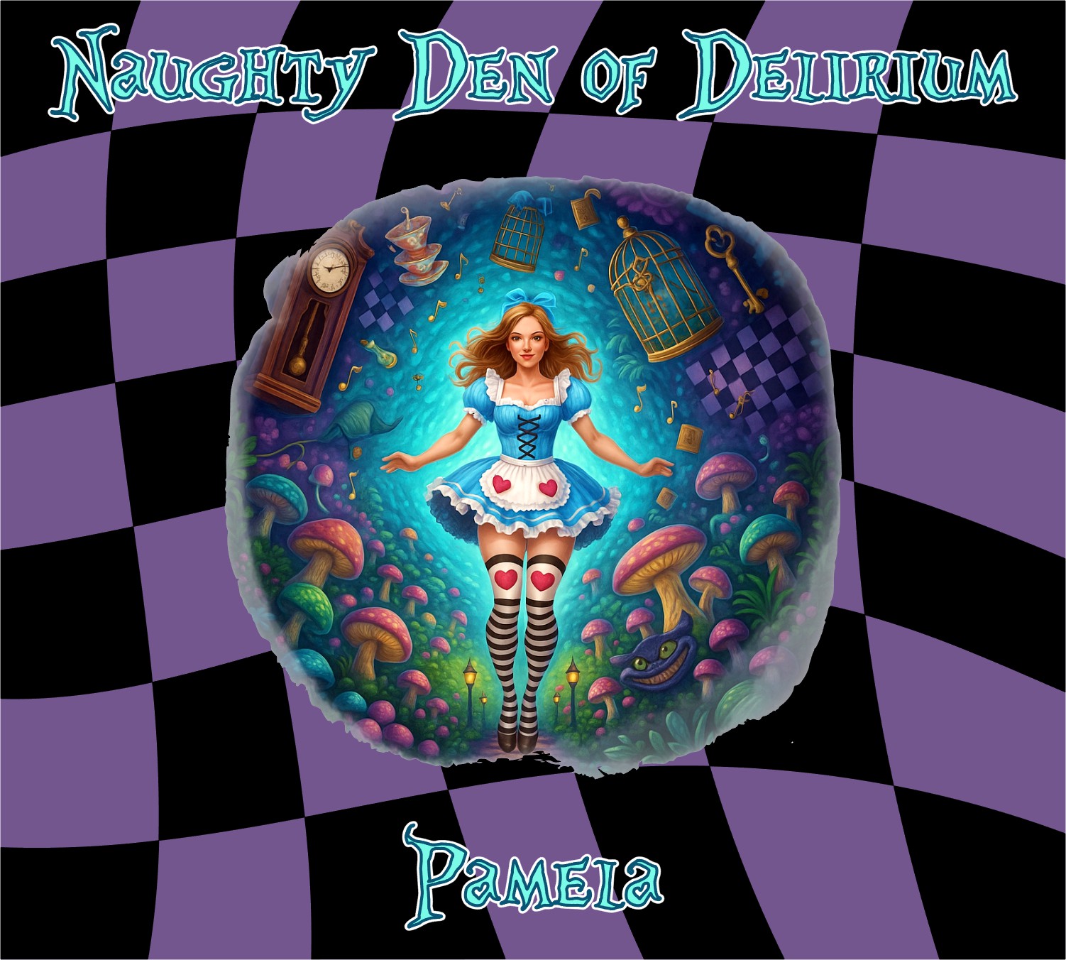 Mad Hatter’s Den of Delirium Wonderland Tumbler – 4 Designs - Image 2