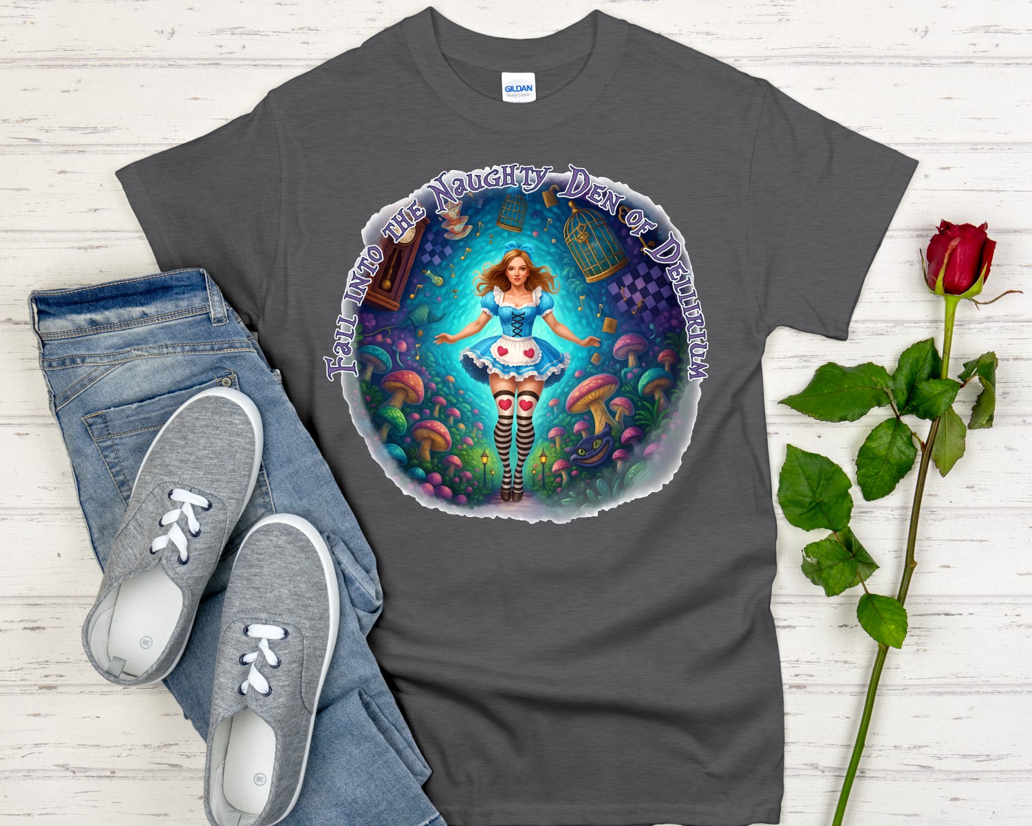 Mad Hatter’s Den of Delirium T Shirts - Image 10