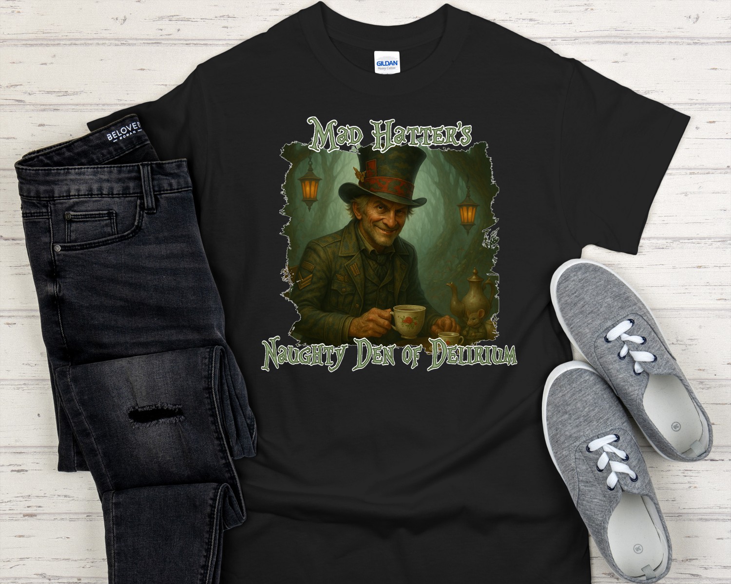 Mad Hatter’s Den of Delirium T Shirts - Image 8
