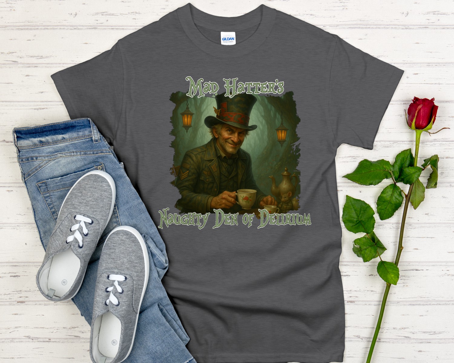 Mad Hatter’s Den of Delirium T Shirts - Image 7