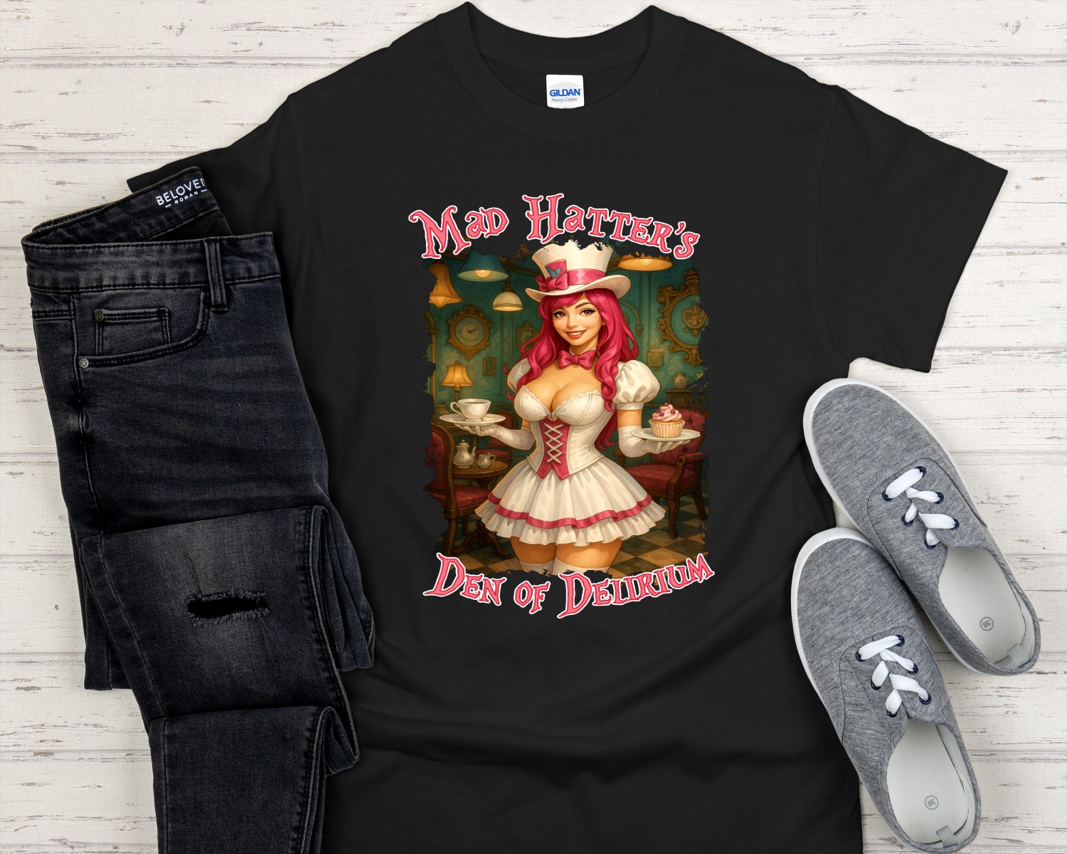 Mad Hatter’s Den of Delirium T Shirts - Image 5